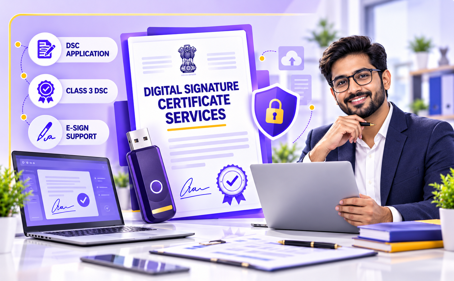 digital signature certificate registration services